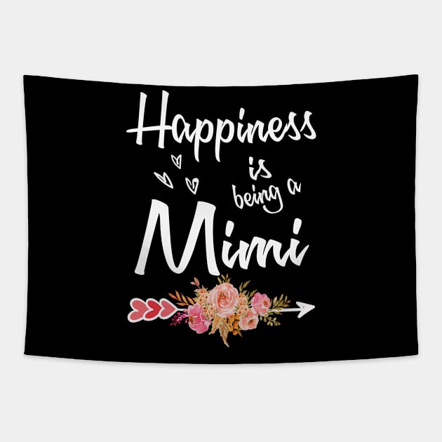 mothers day happiness is being a mimi Tapestry by Bagshaw Gravity