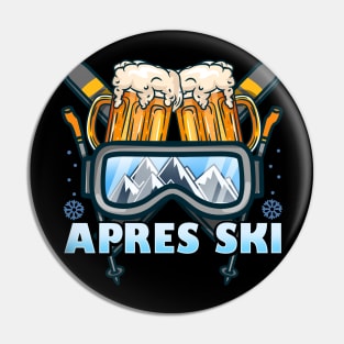 Apres Ski Party I Skifahren Snowboarden I Jagatee I Bier design Pin