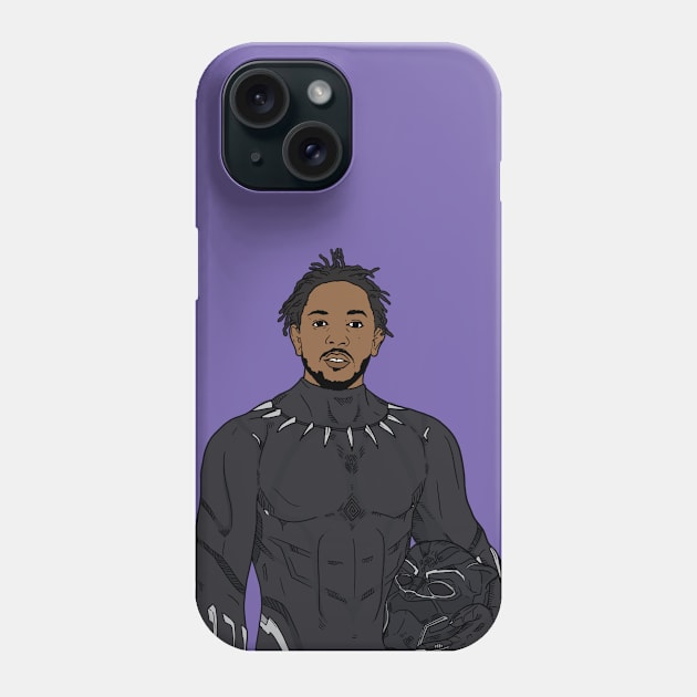 King Kendrick, King of Wakanda Phone Case by drawmelike