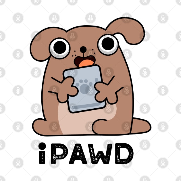 iPawd Cute Doggie Tablet Pun by punnybone