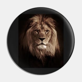 Wild lion Pin