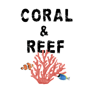 Coral and Reef T-shirt, Summer Vibe T-shirt T-Shirt