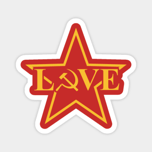 Communism Love Magnet