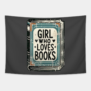 Girl Who Loves Books - Reader Tapestry