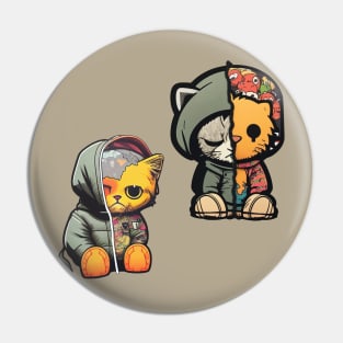 Street Cat Street Art Pin