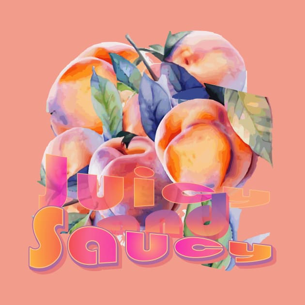 Juicy And Saucy peaches by iZiets