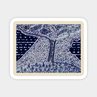 Four Seasons Pt4 - Tree of Winter Love Magnet