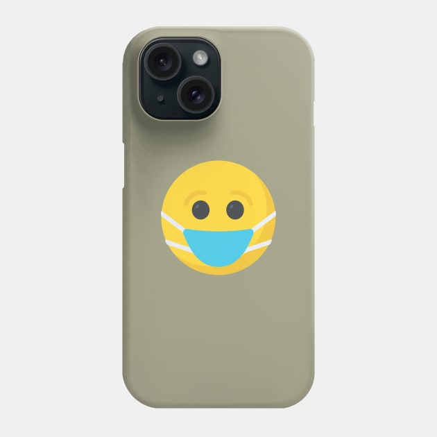 Smiley Face Face Mask Phone Case by Vidision Avgeek