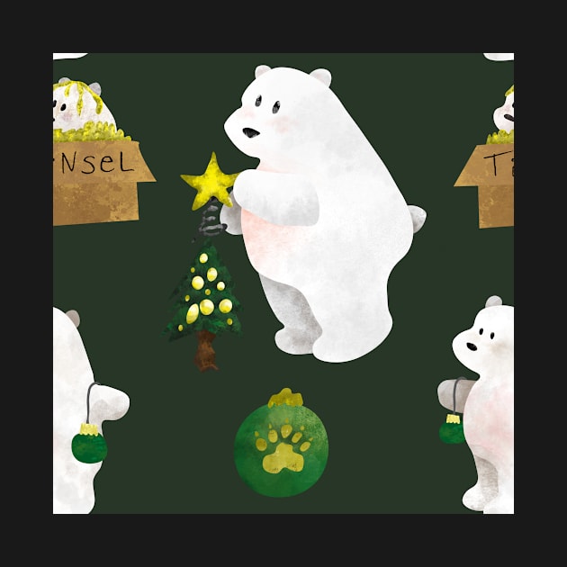 Adorable Christmas Bears by MSBoydston