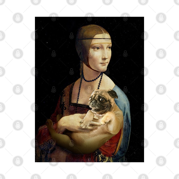 Lady with a Pug by luigitarini