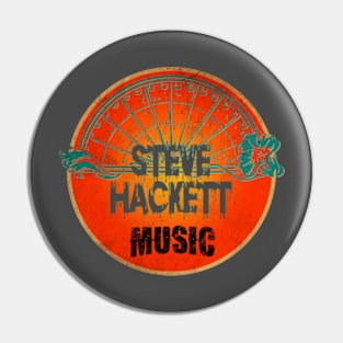 Steve Hackett textdesign Pin