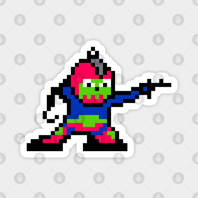 TRAP JAW MAN Magnet by miniBOB