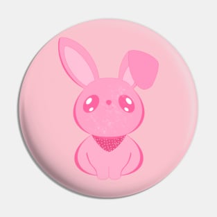 Pink Rabbit Pin