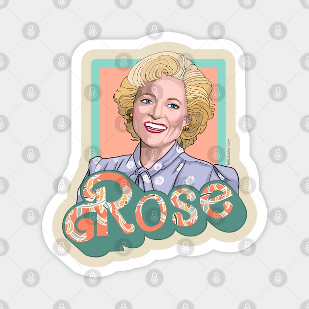 Golden Girls Malibu Rose Magnet by JeffLassiter