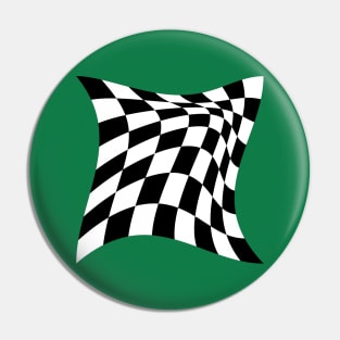 Warped chessboard Pin