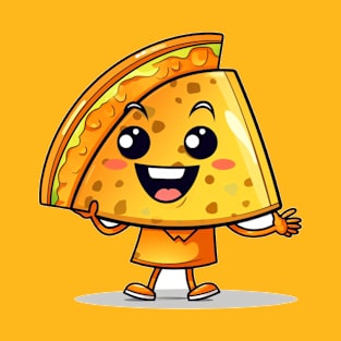 kawaii Taco cehees T-Shirt cute potatofood funny T-Shirt