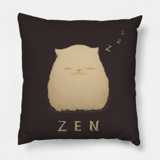 Cat Zen zzz Pillow