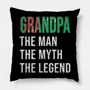 Grand Father Turkmenistani Grandpa The Man The Myth The Legend - Gift for Turkmenistani Dad With Roots From  Turkmenistan Pillow