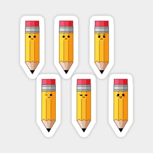 Cute Pencils Set 1 Magnet