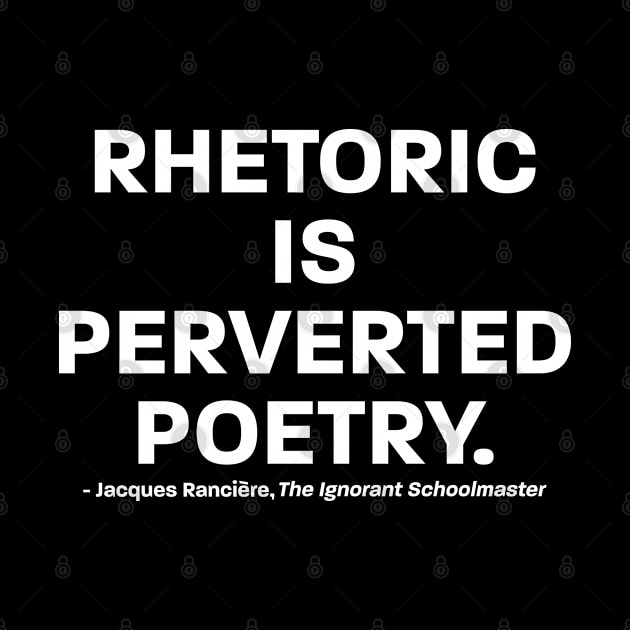 Rhetoric and Poetry by Ranged Touch