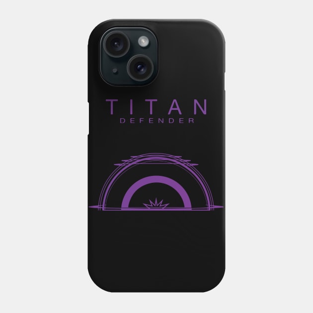 Titan - Defender Phone Case by GraphicTeeShop