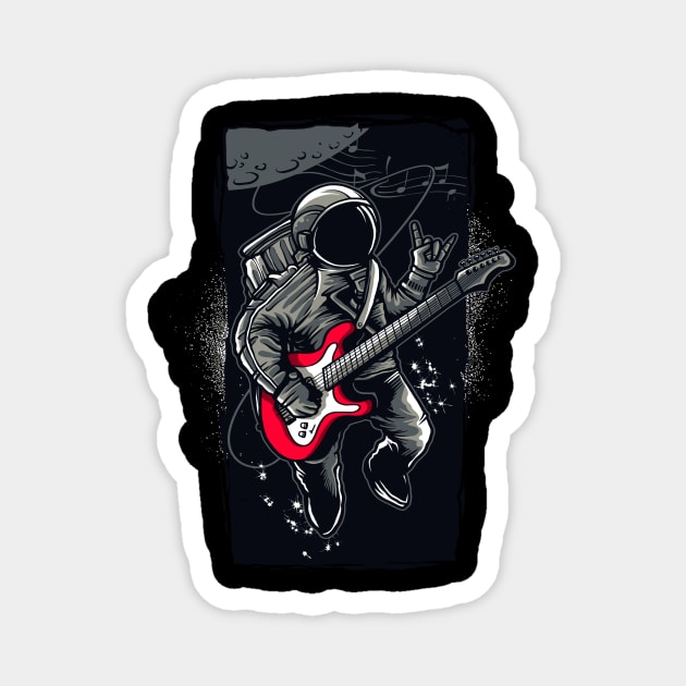 guitarist astronout Magnet by Southwengker