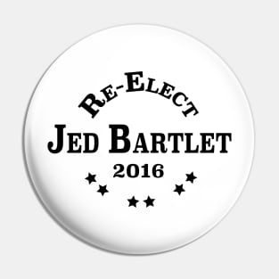 Re-Elect Jed Bartlet 2016 (Collegiate) Pin