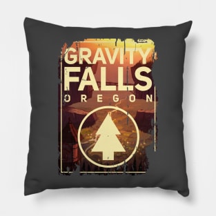 Gravity Falls, Oregon Pillow