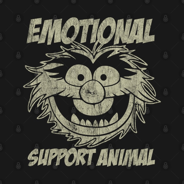 WHITE VINTAGE EMOTIONAL SUPPORT ANIMAL by sadistenan