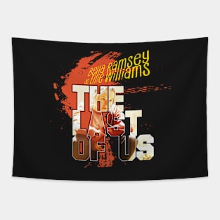 the last of us 2 tv series " TLOU " tshirt sticker etc. design by ironpalette Tapestry