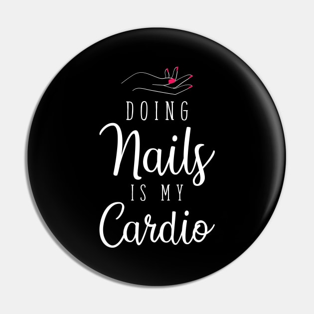 Nail Technician and Nail Artist Gift Pin by TO Store