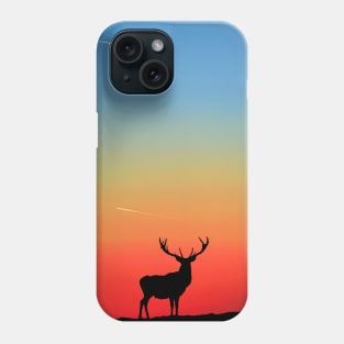 Stag Sunset Phone Case