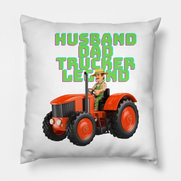 Best Trucker husband Pillow by sheelashop