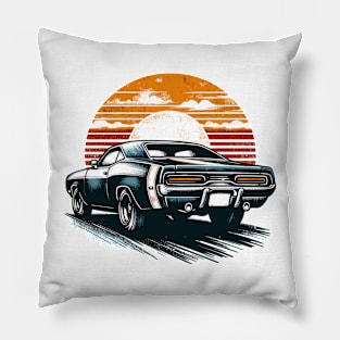 Muscle Car Pillow