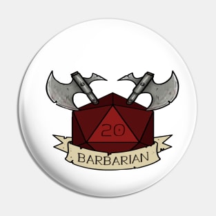 Classes: Barbarian Pin