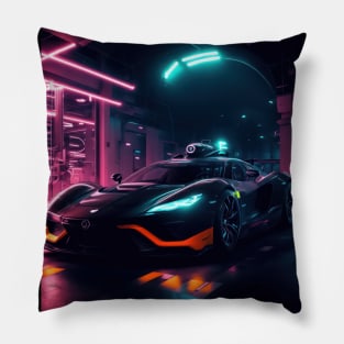 Underground Velocity Sports Car Pillow