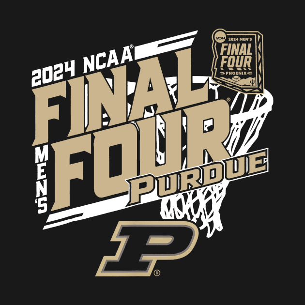 Purdue Boilermakers Final Four 2024 by YASSIN DESIGNER