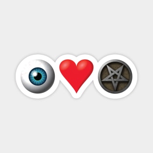 Eye Heart Satan Magnet