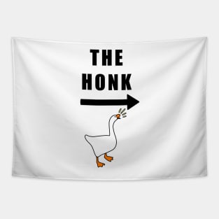 THE HONK funny matching t-shirts Tapestry