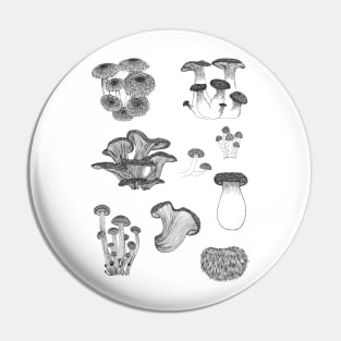 Funki fungi Pin