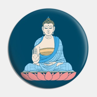 Colorful Buddha Pin