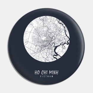 Ho Chi Minh, Vietnam City Map - Full Moon Pin