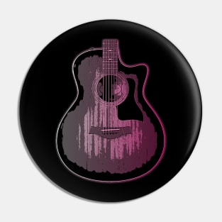 Guitar art | White Pink Pin