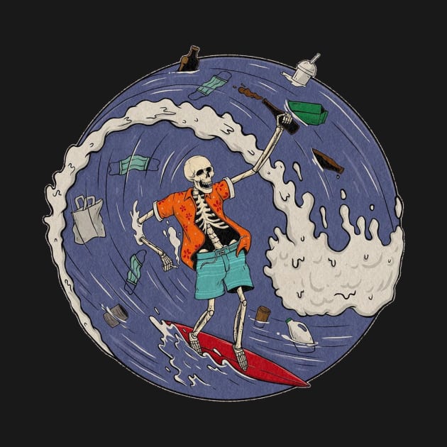 Skeleton Surfing by hookk Hope