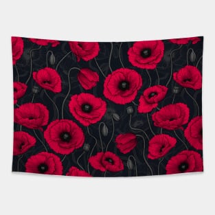 Red Poppies Tapestry