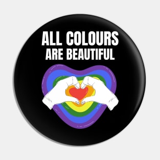 All colours are beautiful Pin