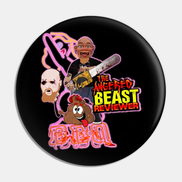 Angered Beast "The Only Good Beast, Is A Dead Beast" Pin by vanillagorillabeast