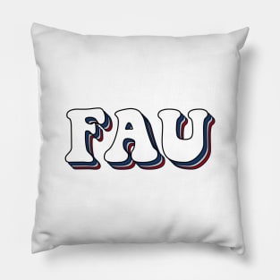 fau lettering Pillow