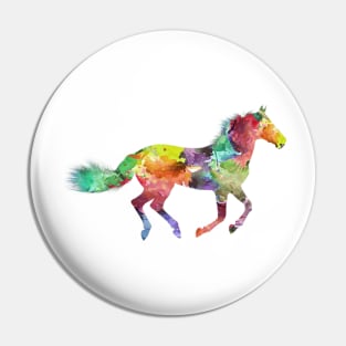 Watercolor Horse Pin