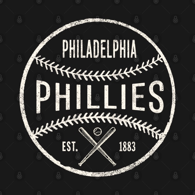 Vintage Philadelphia Phillies by Buck Tee by Buck Tee